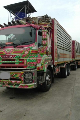 ขาย ISUZU 360 กระบะเนียมดั๊มเกษตร รถปี 53 ( มี 4 พ่วง )