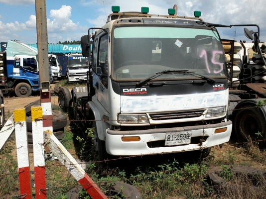 ขายด่วนครับ  หัวลาก ISUZU DECA270 ปี46 EURO 2 เครื่อง เชียงไฮดีเซล 280 TERBOรถพร้อมใช้งานทุกคัน ครับ ยังมีพอให้จองได้อยู่ครับ