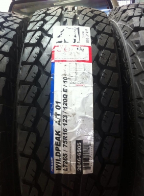 ยางใหม่ ขนาด 265 -75 R 16 ดอก AT