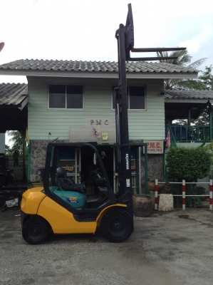 +++ ขายโฟล์คลิฟท์  KOMATSU  FD20-16  (ขนาด 2.0 ตัน)  เครื่องยนต์ดีเซล  เกียร์ออโตเมติค  เสา  4.3  เมตร   3 ท่อน   งา 1,070  มม.  ยางตันครับ