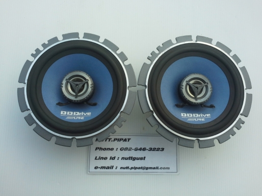 ลำโพง Alpine DDDrive DDS-162C แกนร่วมสองทาง