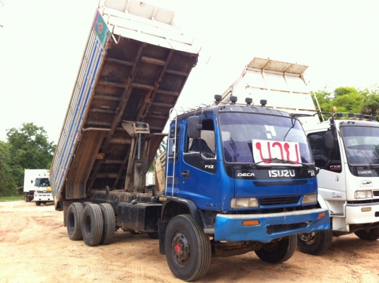 ขายISUZU DECA 270 ดัมพ์ 10ล้อ พร้อมชุดลำโพง+ระบบยกดัมพ์ตัวลูกพ่วง ครบ