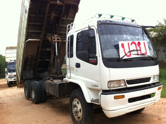 ขายISUZU DECA 320 ดัมพ์ 10ล้อ พร้อมชุดลำโพง+ระบบยกดัมพ์ตัวลูกพ่วง ครบ