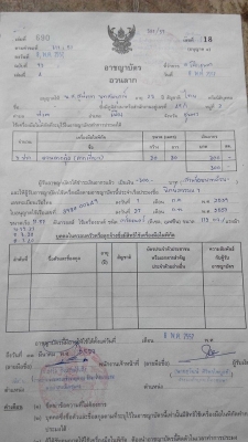 ขายอาชญาบัตรอวนลาก ราคา 60,000 บาท