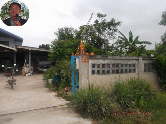 ขายบ้านเดี่ยวเนื้อที่ 140 ตรว.ใกล้วัดพระธรรมกาย ตลาทไท นวนคร