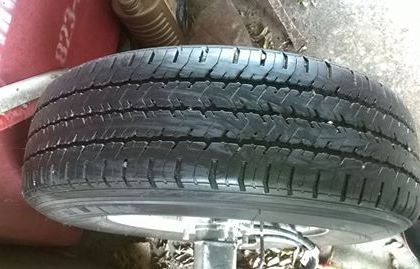 ล้อกระทะบรรทุกหนัก พร้อมยาง xcd 215r15