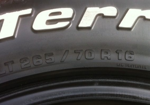 ขายยาง bf all 265-70-16