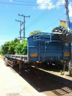 ด่วนถูกๆขายพื้นเรียบ PANUS ยาว 12 เมตร 3 เพลาแท้ ทะเบียนพร้อมโอน