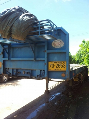 ด่วนถูกๆขายพื้นเรียบ PANUS ยาว 12 เมตร 3 เพลาแท้ ทะเบียนพร้อมโอน