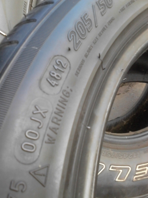 205/50R17 MICHELIN  Pirot Sport 3  ปี2012 ( 4812 ) มี 1 เส้น TEL.081-427-3941