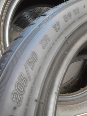 205/50R17 MICHELIN  Pirot Sport 3  ปี2012 ( 4812 ) มี 1 เส้น TEL.081-427-3941