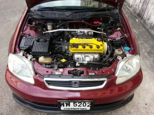 ขายรถบ้านCIVIC EKตัวTOP เครืองVTEC ล้อ WORK ลิ้นMUGENท่อJS  99000