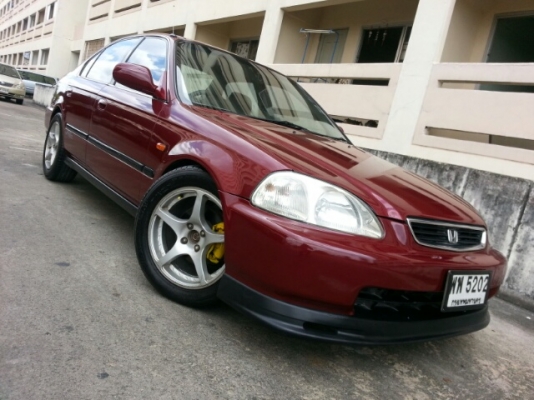 ขายรถบ้านCIVIC EKตัวTOP เครืองVTEC ล้อ WORK ลิ้นMUGENท่อJS  99000