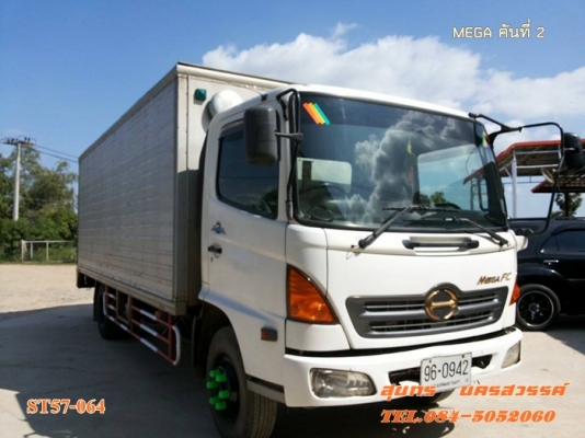 ขายด่วน รถบรรทุก 6 ล้อ HINO MEGA 150 แรงEURO-2 ตู้ 3 บาน รถห้างแท้ สภาพเดิมๆสวย พร้อมใช้สุดๆ ราคาสุดคุ้ม