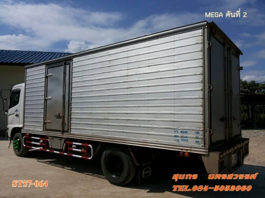ขายด่วน รถบรรทุก 6 ล้อ HINO MEGA 150 แรงEURO-2 ตู้ 3 บาน รถห้างแท้ สภาพเดิมๆสวย พร้อมใช้สุดๆ ราคาสุดคุ้ม