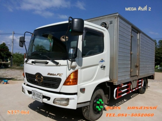 ขายด่วน รถบรรทุก 6 ล้อ HINO MEGA 150 แรงEURO-2 ตู้ 3 บาน รถห้างแท้ สภาพเดิมๆสวย พร้อมใช้สุดๆ ราคาสุดคุ้ม
