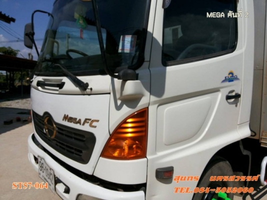 ขายด่วน รถบรรทุก 6 ล้อ HINO MEGA 150 แรงEURO-2 ตู้ 3 บาน รถห้างแท้ สภาพเดิมๆสวย พร้อมใช้สุดๆ ราคาสุดคุ้ม
