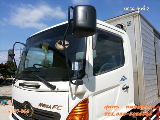 ขายด่วน รถบรรทุก 6 ล้อ HINO MEGA 150 แรงEURO-2 ตู้ 3 บาน รถห้างแท้ สภาพเดิมๆสวย พร้อมใช้สุดๆ ราคาสุดคุ้ม