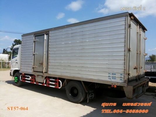 ขายด่วน รถบรรทุก 6 ล้อ HINO MEGA 150 แรงEURO-2 ตู้ 3 บาน รถห้างแท้ สภาพเดิมๆสวย พร้อมใช้สุดๆ ราคาสุดคุ้ม