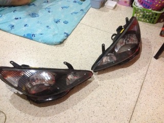 ไฟหน้า ESTIMA โคมดำเป็นไฟซีน่อนแท้โรงงานเก่าญี่ปุ่นสภาพดี