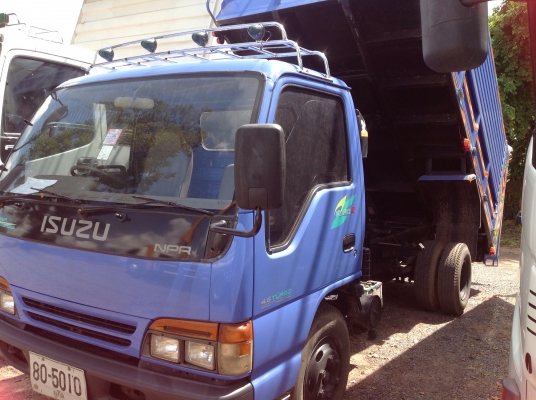 ขายรถบรรทุกหกล้อดัมพ์ ISUZU NPR66LX5T เครื่อง 4hf1-120 แรง เดิมๆตามรุ่น ทะเบียนพร้อม