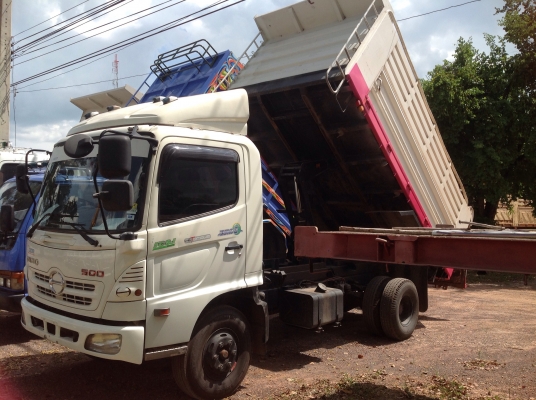 ขายรถบรรทุกหกล้อดัมพ์ HINO 500 FC9JELA เครื่อง JO5E-175 แรง ปี 54