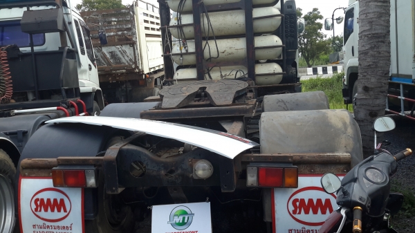 รถสิบล้อหัวลาก Hino 260 แรงม้าติดตั้งก๊าซ ปี48