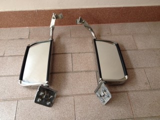 กระจกมองข้างโคมเมียมของเก่าญี่ปุ่นสภาพสวย