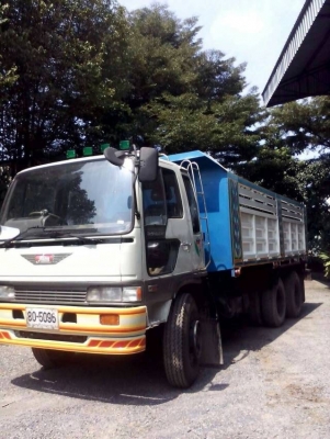 ขายรถบรรทุกสิบล้อดัมพ์ HINO FM227 หัวสิงไฮเทค เครื่อง EM100-220 แรง ทะเบียนพร้อม