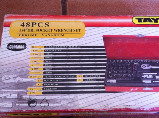 ชุดประแจบล็อก 48 ชิ้น TAYO พร้อมหัวเปลี่ยนเอนกประสงค์หลายรูปแบบ และข้อต่ออ่อน