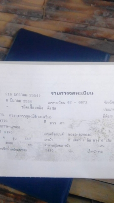 ขายHINO KM779 เครื่อง117แรง ยาว5.50ม. เครื่องดี แคชซีสวย ภายในสวย สภาพพร้อมใช้งาน เอกสารพร้อมโอน สนใจโทร090-8588220คุณนะ หรือ www.truck.in.th/498 ID:narong498  FB:ณรงค์ซื้อขายรถมือสอง(เว็บไซต์ส่วนตัว) จัดไฟแนนซ์ได้ เงื่อนไขง่ายๆวันเดียวรับรถ