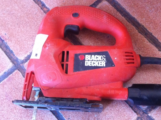 เลื่อยจิ๊กซอ black&amp;decker ขนาด 450 W. มือสองพร้อมใช้สภาพสวย