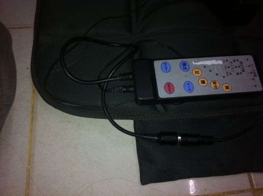 เบาะนวดไฟฟ้า 2 ระบบ ในบ้านและในรถ จากญี่ปุ่น ของใหม่พร้อมใช้งานมีรีโมท