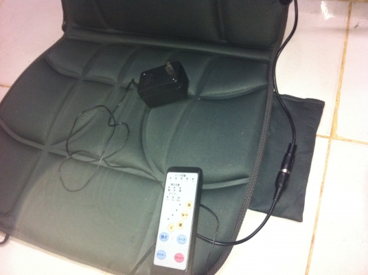 เบาะนวดไฟฟ้า 2 ระบบ ในบ้านและในรถ จากญี่ปุ่น ของใหม่พร้อมใช้งานมีรีโมท