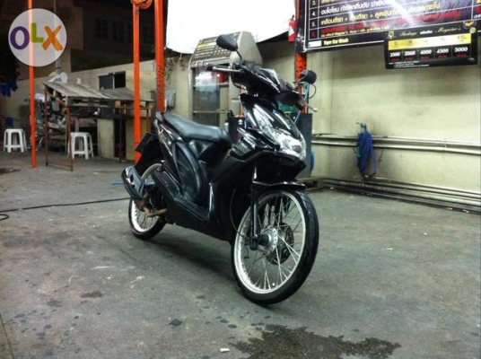 ขออนุญาติขาย Honda icon 110 สีดำ บ้านๆแต่งสวย