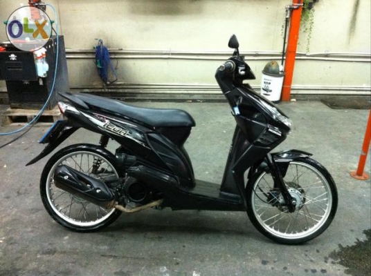 ขออนุญาติขาย Honda icon 110 สีดำ บ้านๆแต่งสวย
