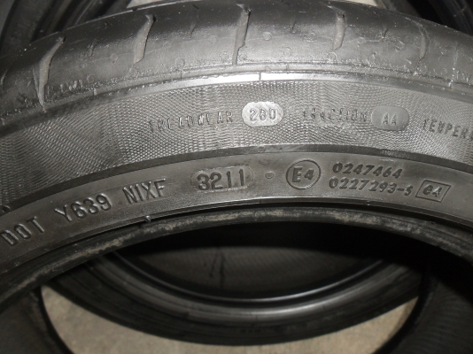 ยาง Continental 195/50R16ปี11 สวยๆ 4 เส้น ราคา 2300 บาท