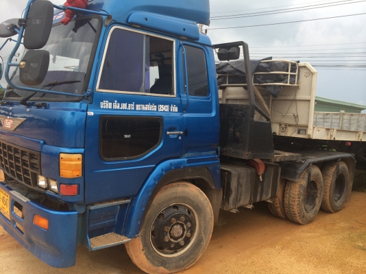 10ล้อหัวลาก2เพลา 260แรง หัว3ใปปัด HINO SS631A-10163 เครื่องK13D...สภาพดี พร้อมใช้...