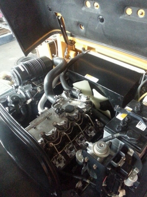 ขาย ฟอล์คลิฟต์ 1 ตัน  TCM FD10Z18 รถนอกเก่าญี่ปุ่น