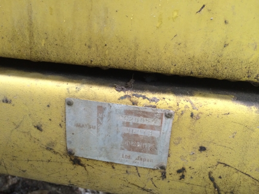 (ขายดาวน์...)PC200-6 เล่มทะเบียน ไฟครบ สีเดิมๆรถเดิมๆซีเรียลสูง 96973