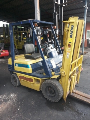 ฟอล์คลิฟต์ 1.5 ตัน KOMATSU FG15-15 รถนอกเก่าญี่ปุ่น เกียร์ออโต้