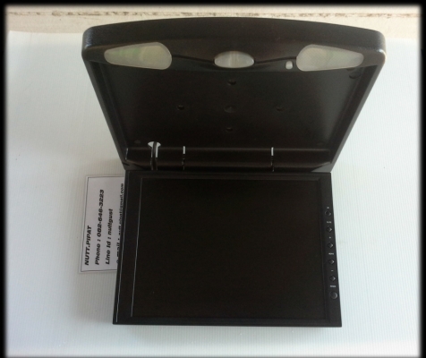 จอภาพติดเพดานรถ แบบ 2 แชแนล ขนาด 11.5 นิ้ว สวยๆ สภาพแจ่มๆ