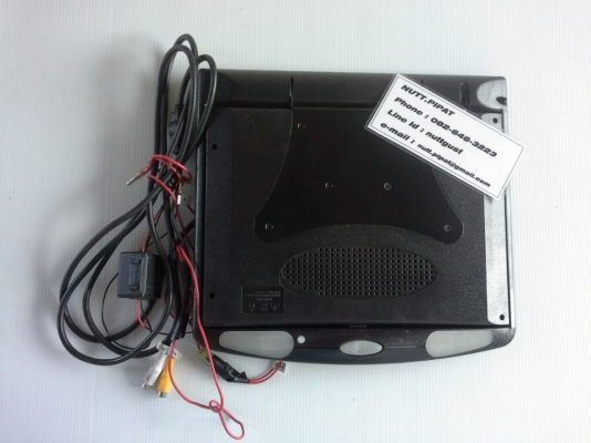 จอภาพติดเพดานรถ แบบ 2 แชแนล ขนาด 11.5 นิ้ว สวยๆ สภาพแจ่มๆ