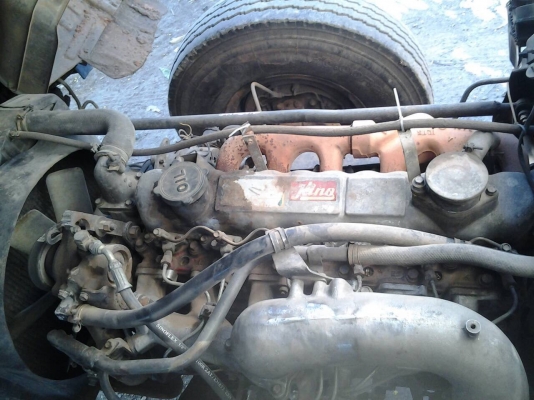 ขาย10ล้อเพลาเดียวHINO F17กระบะดั้มเหล็ก