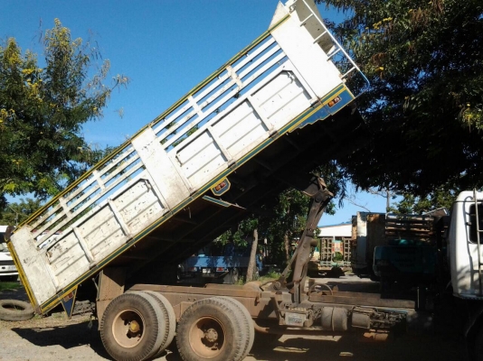 ขาย10ล้อเพลาเดียวHINO F17กระบะดั้มเหล็ก