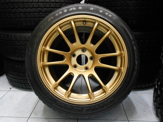 ขายล้อแม็กแต่ง RZ ขอบ 17F8.5R9.5ET25(5/114.3)พร้อมยาง 215/50,245/45 ปลายปี 11/เทิร์นได้ ใส่ฟรี ส่งฟรีค่ะ