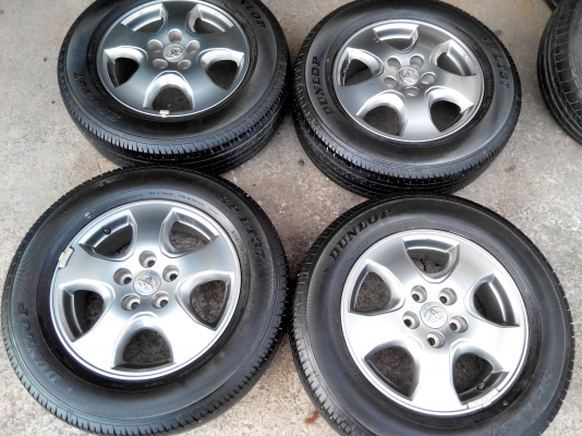 ล้อ vigo champ ขอบ16 พร้อมยาง215/65/16 ปี12