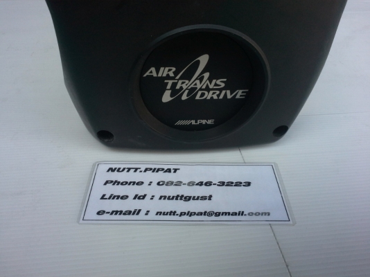 Alpine Subwoofer SWE-1390 แอมป์ในตัว มือสองญี่ปุ่น