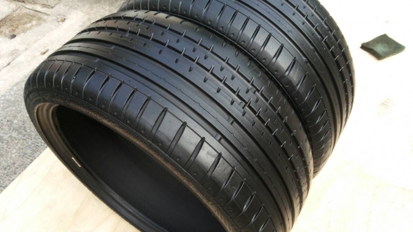 ขายยาง 255 35 20 Continental sportcontact2 เนื้อยางนุ่ม ดอกเต็ม