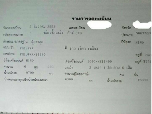 ซีรี่ 500 ปี 2553 กับ ปี 2554 มีทั้งหมด 12 คัน